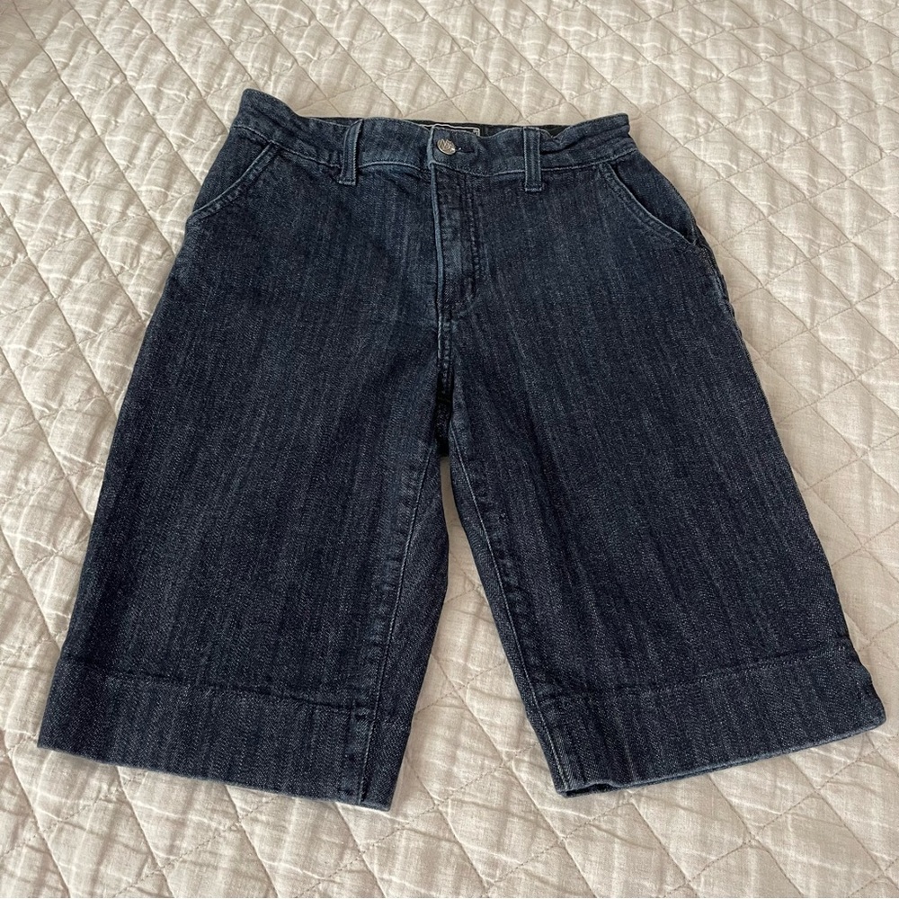 NYDJ Bermuda Shorts Dark Wash Denim Size 6P